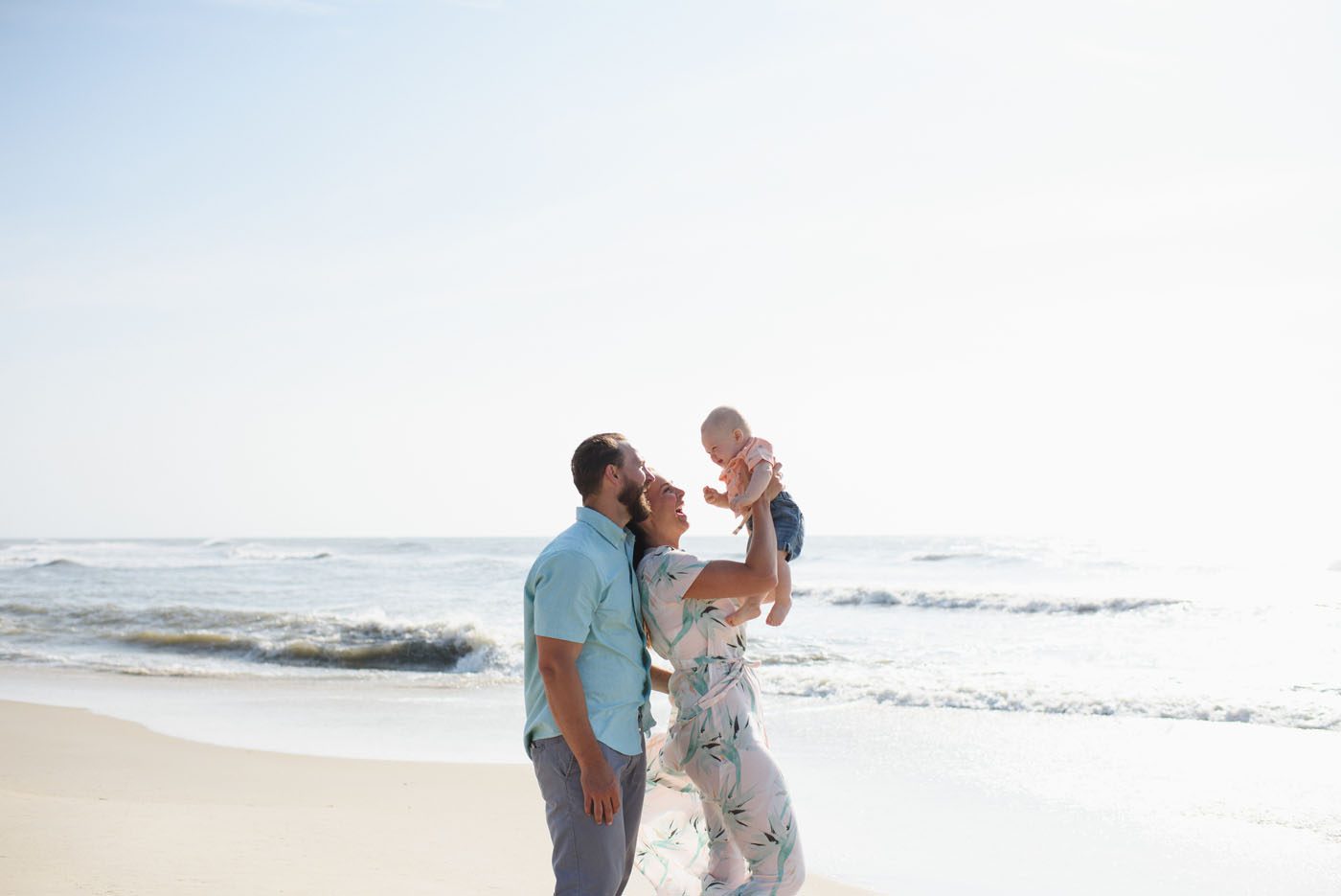 Outer Banks beach portraits in Avon