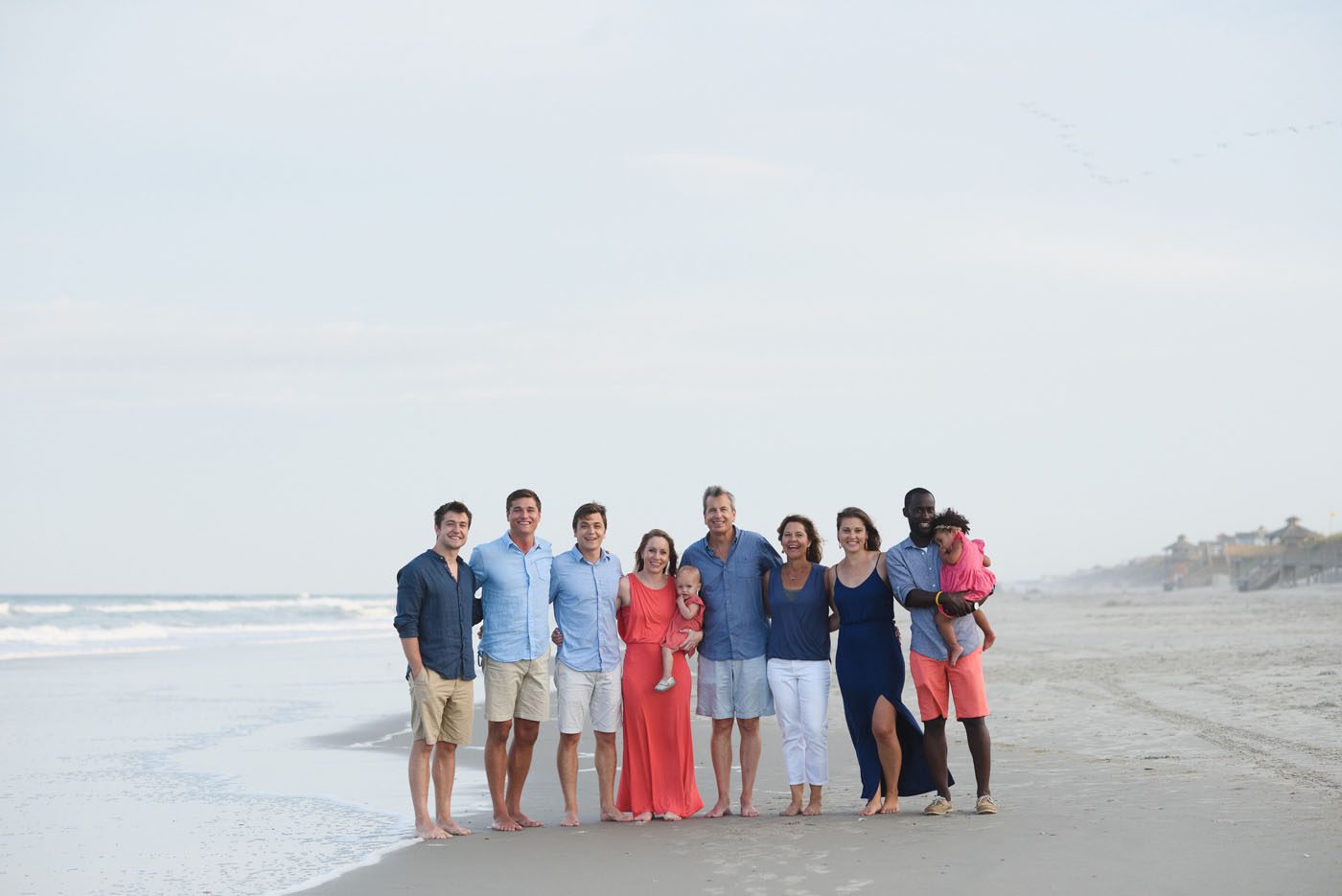 Family group portraits on the Outer banks