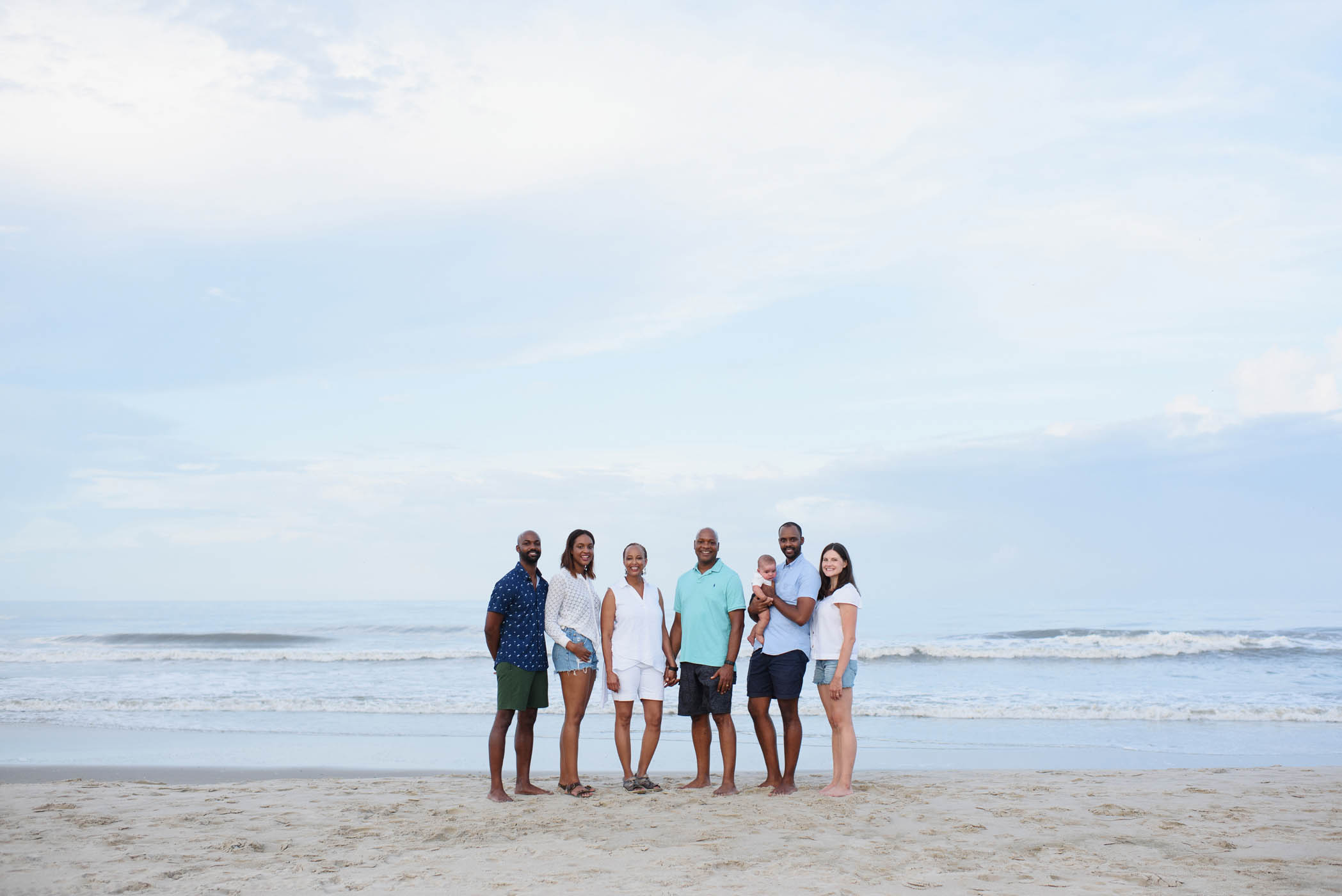 Family group portraits in Corolla Outer Banks