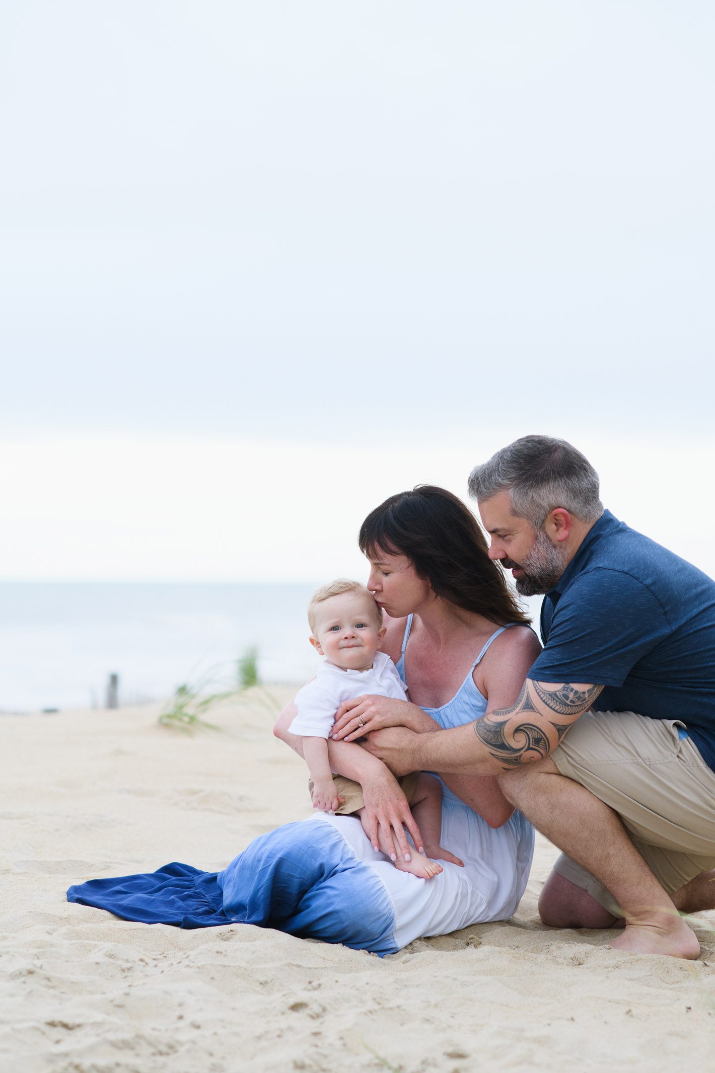 Lifestyle family portraits in Nags Head