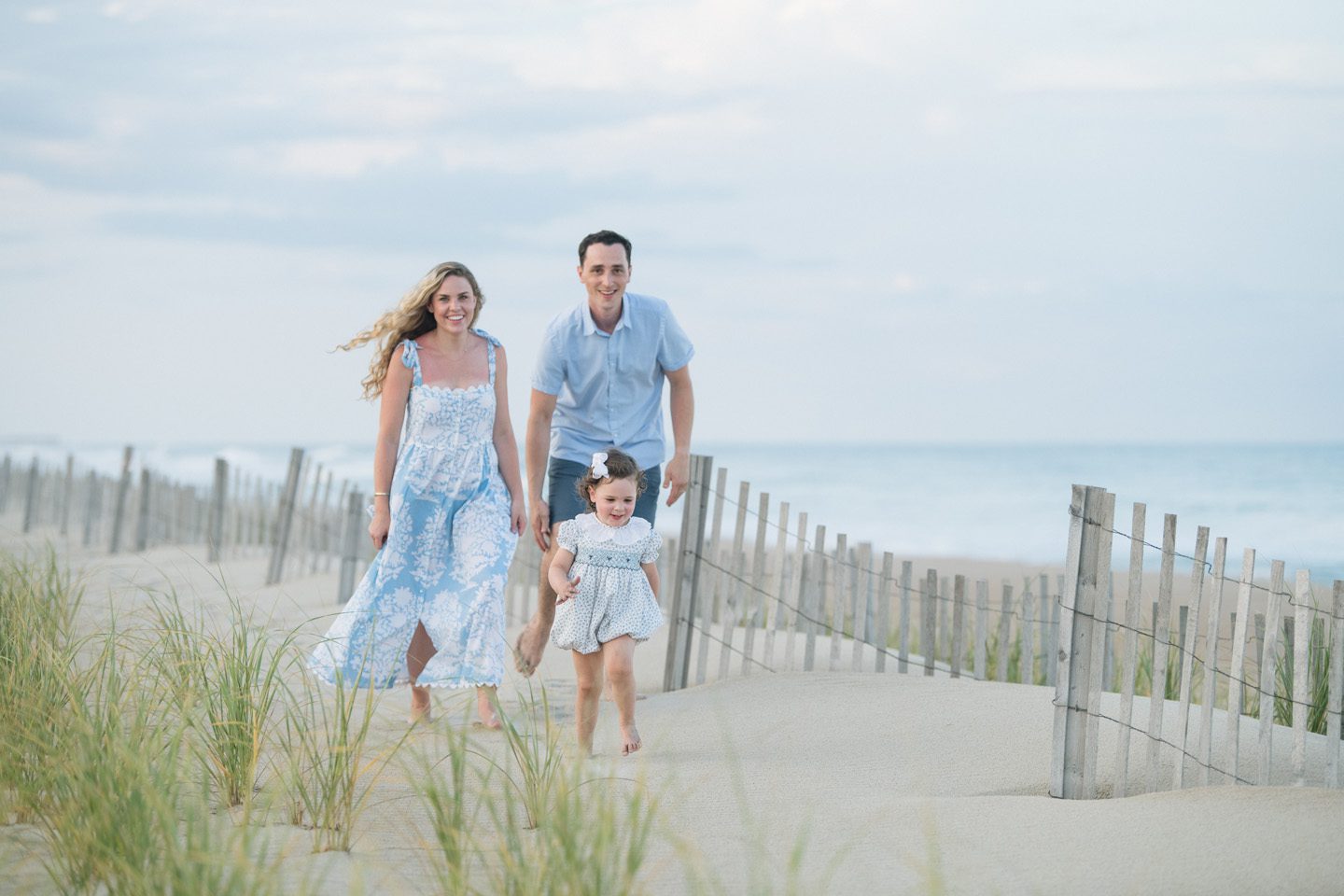 An Outer Banks family portrait session on the beach in Nags Head